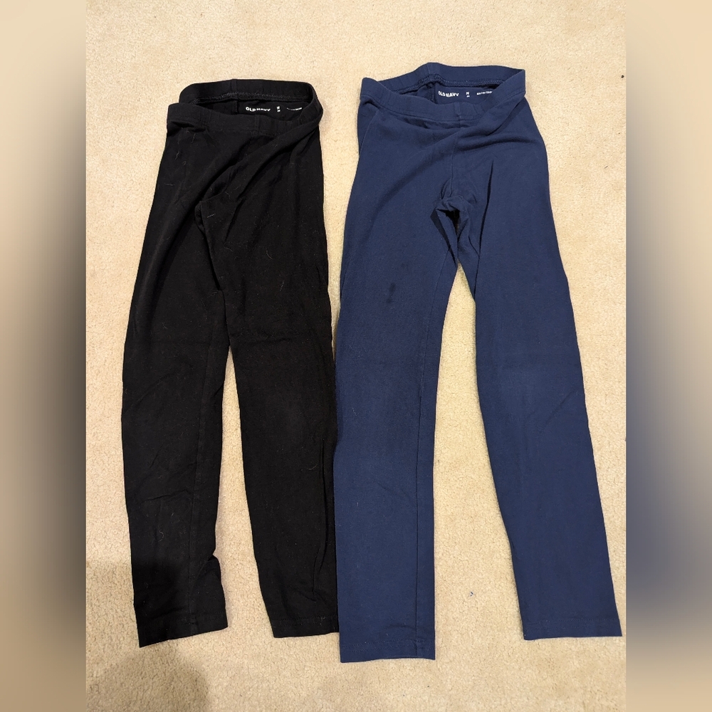 Old Navy Kids Leggings Black and Blue
